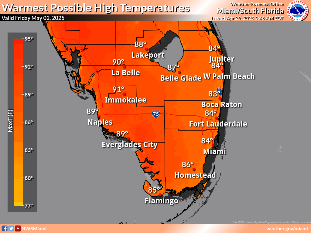 Warmest Possible High Temperature for Day 4
