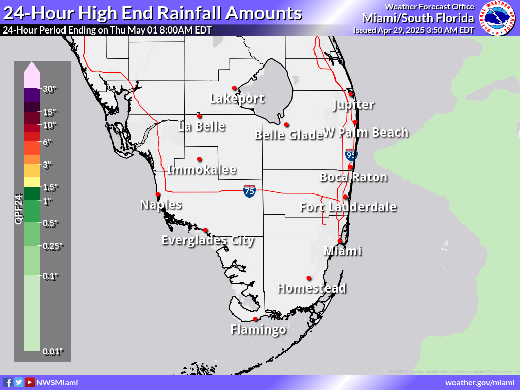Greatest Possible Rainfall for Day 2