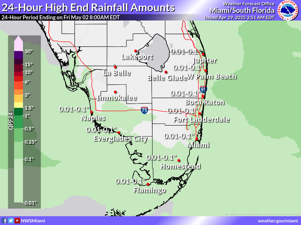 Greatest Possible Rainfall for Day 3