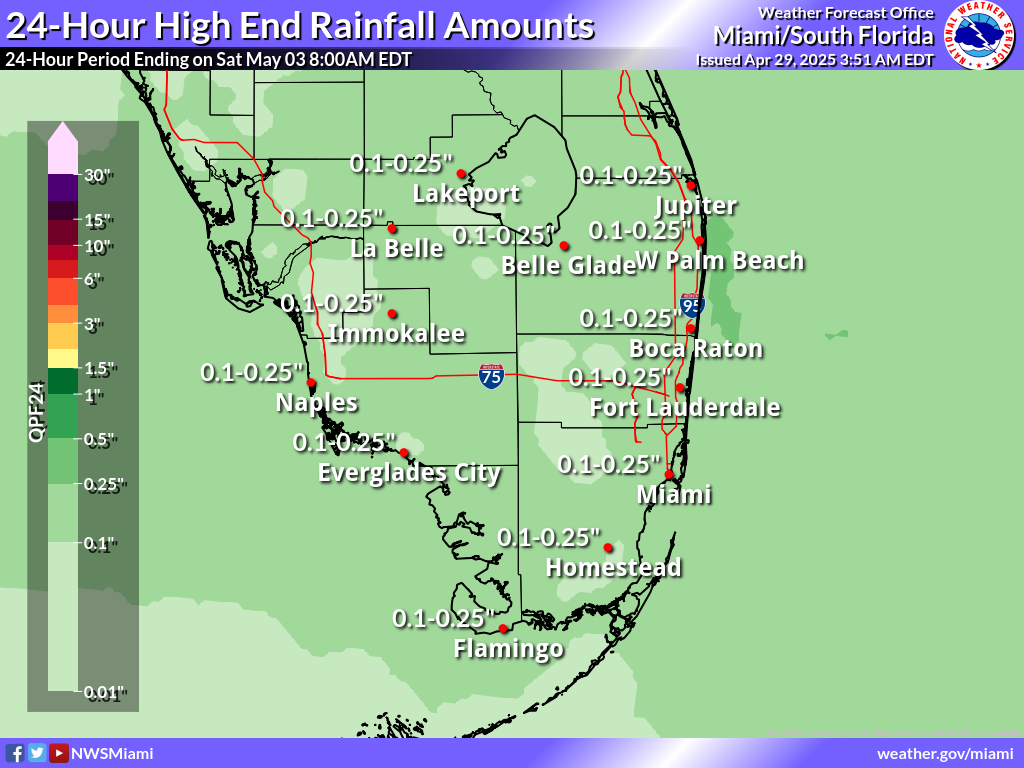 Greatest Possible Rainfall for Day 4