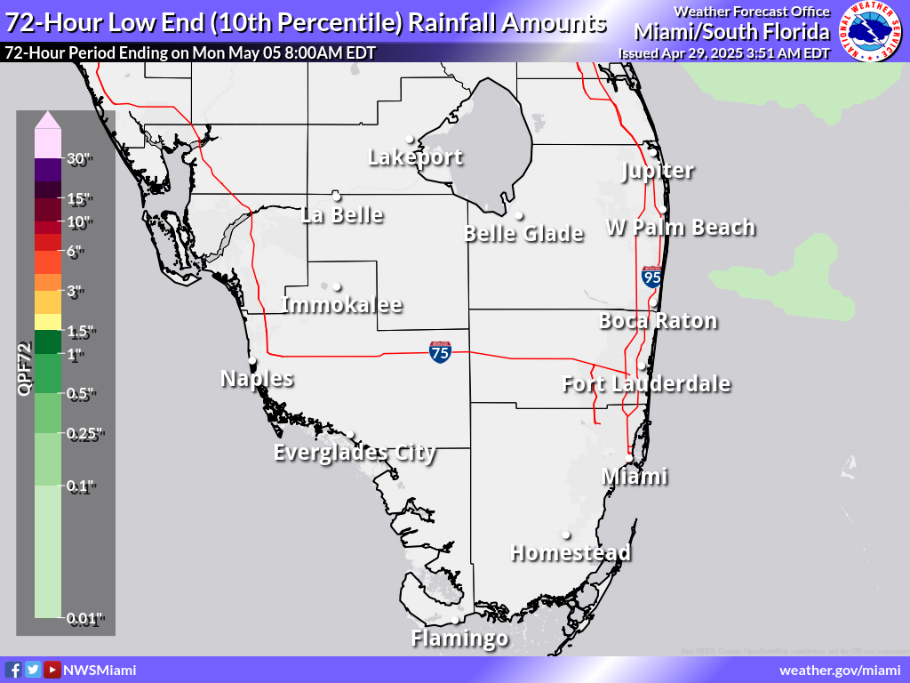 Least Possible Rainfall for Day 4-6