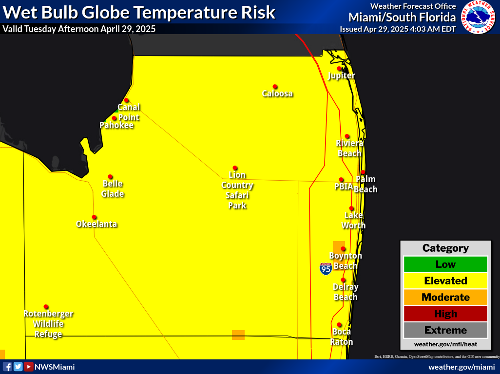 Wet Bulb Risk Day 1