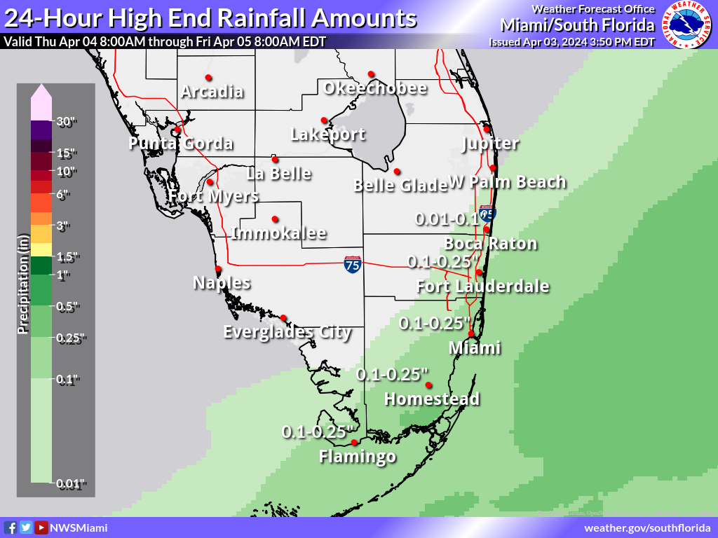 Greatest Possible Rainfall for Day 2