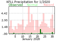 January rainfall 2020