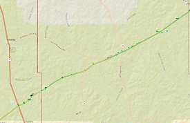 Perry County Tornado Path