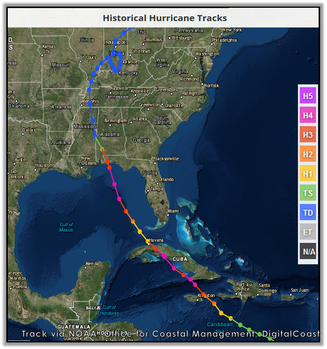 Hurricane Dennis - July 10, 20051092 x 1166