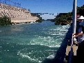 Photograph of Niagara Power Project from Lewistown Bridge to Canada