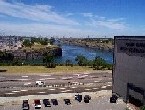 Photograph of Forebay and Switchyard at the Niagara Power Project