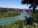 Photograph upstream of the Niagara Power Project
