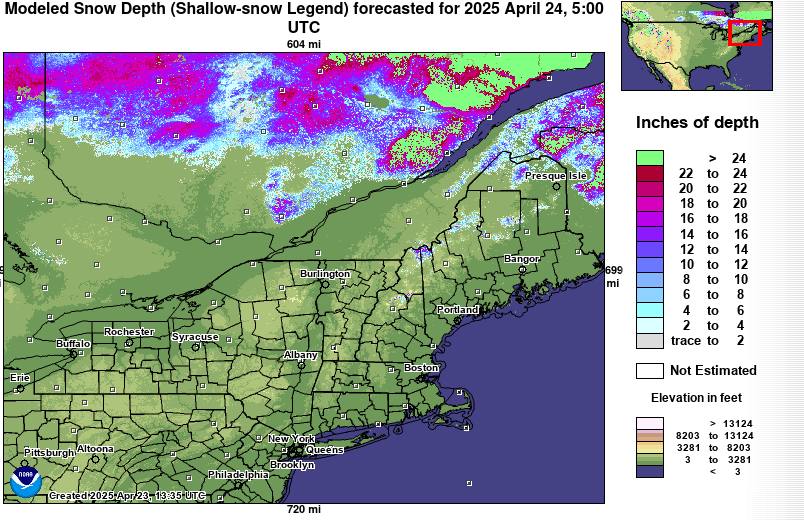 NOHRSC Snow Depth