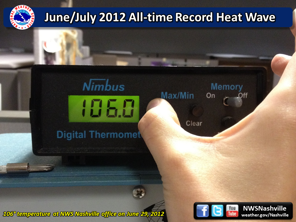 June 2012 All-time Record Heat Wave