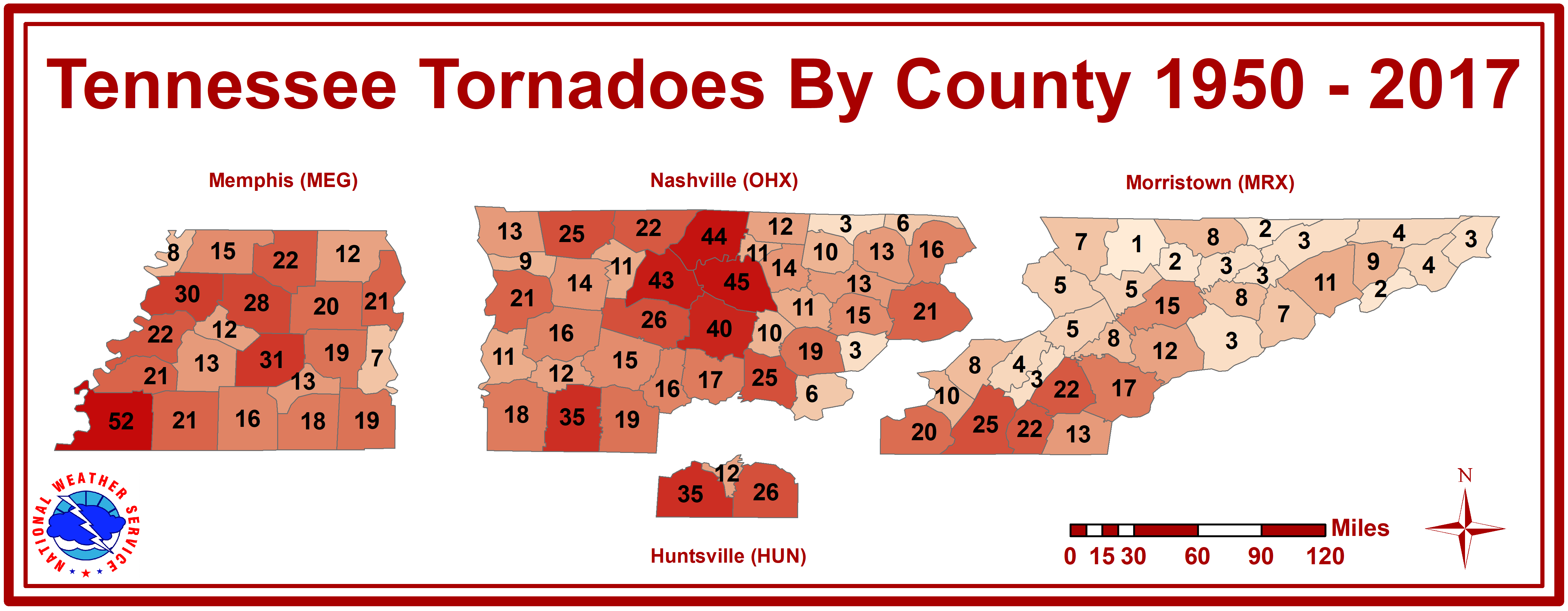 Middle Tennessee Tornado Information