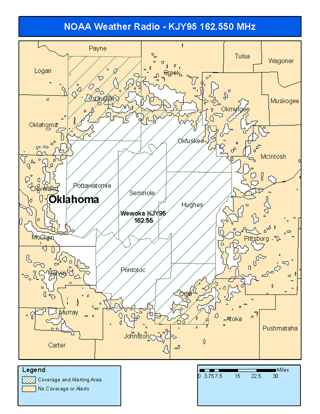 Information for the Wewoka, OK Weather Radio Transmitter.
