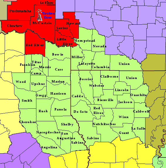 Information for the Broken Bow, OK Weather Radio Transmitter.