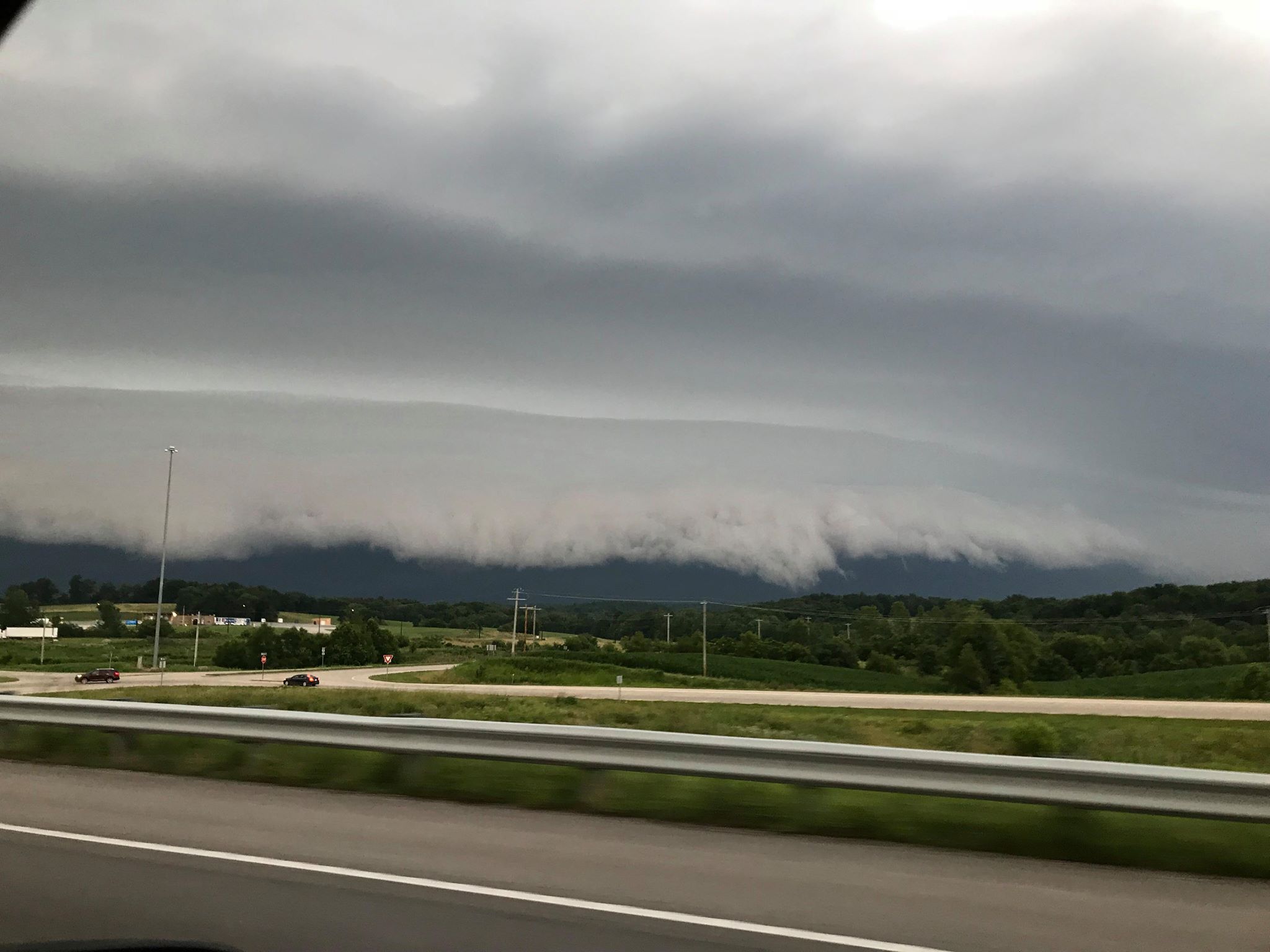 Shelf cloud at Jackson, MO