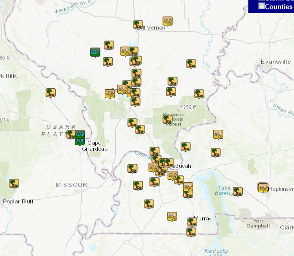Map of storm reports on June 28