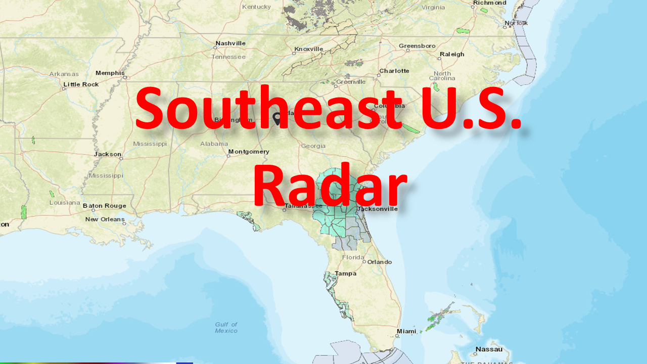 Current Southeast US Radar