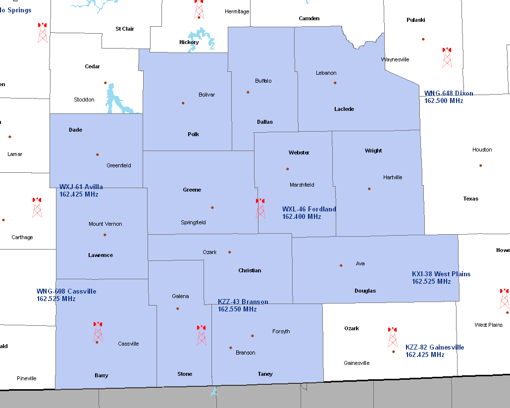 Fordland coverage map