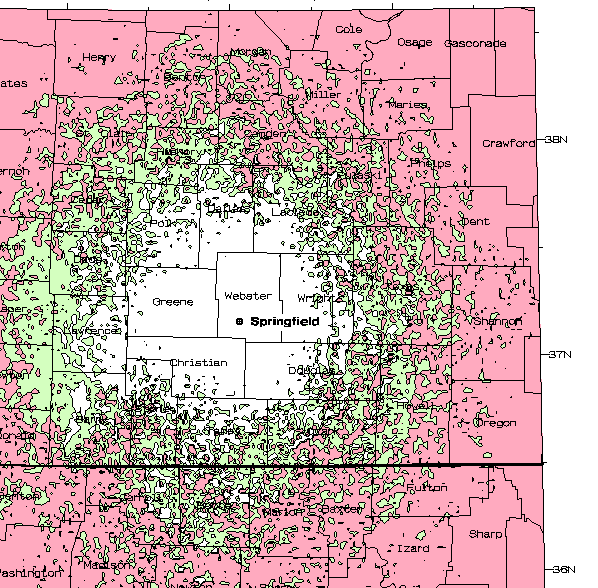 Fordland Coverage Map