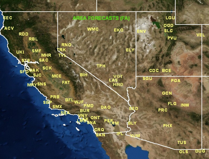 map to select forecasts