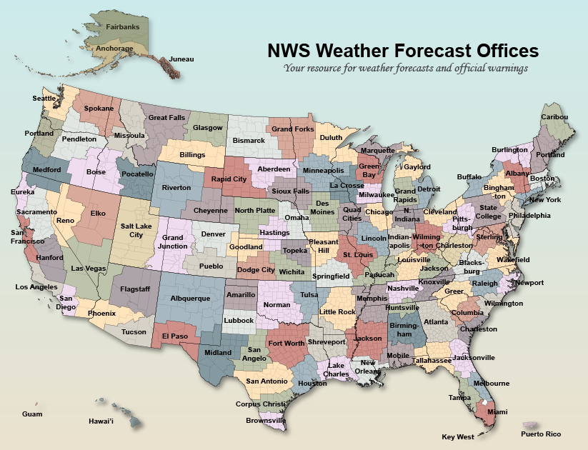 Image result for NWS map