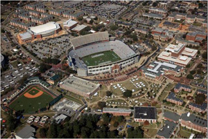 Auburn University campus and stadium