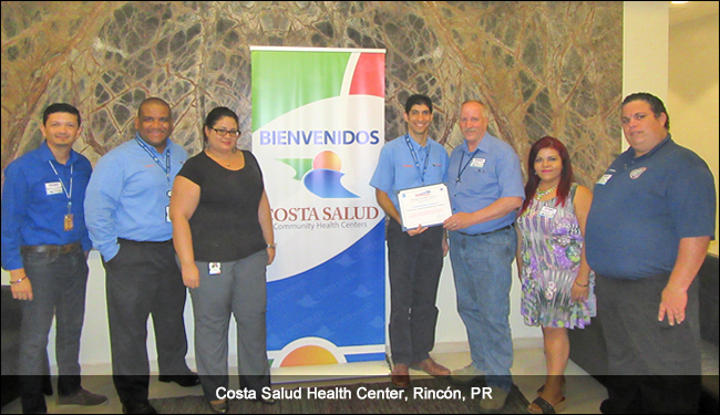 Costa Salud Health Center, Rincon, PR, TsunamiReady supporter ceremony, September 2016