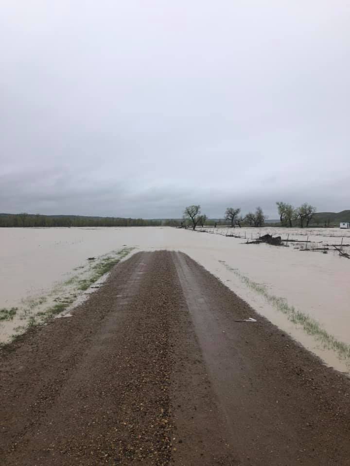 Flooding south of Wasta