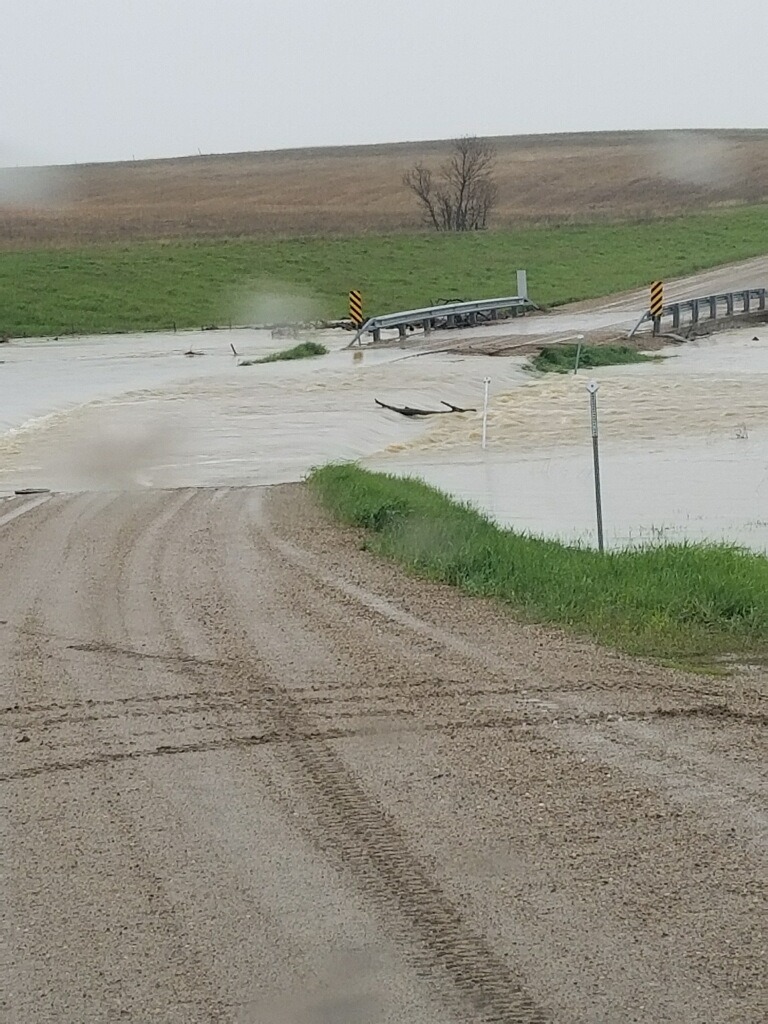 Flooding near Quinn, SD