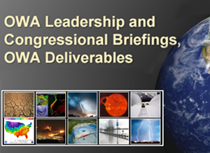 OWA Briefings to Leadership and Congress; OWA Deliverables Slide DeckÂ 