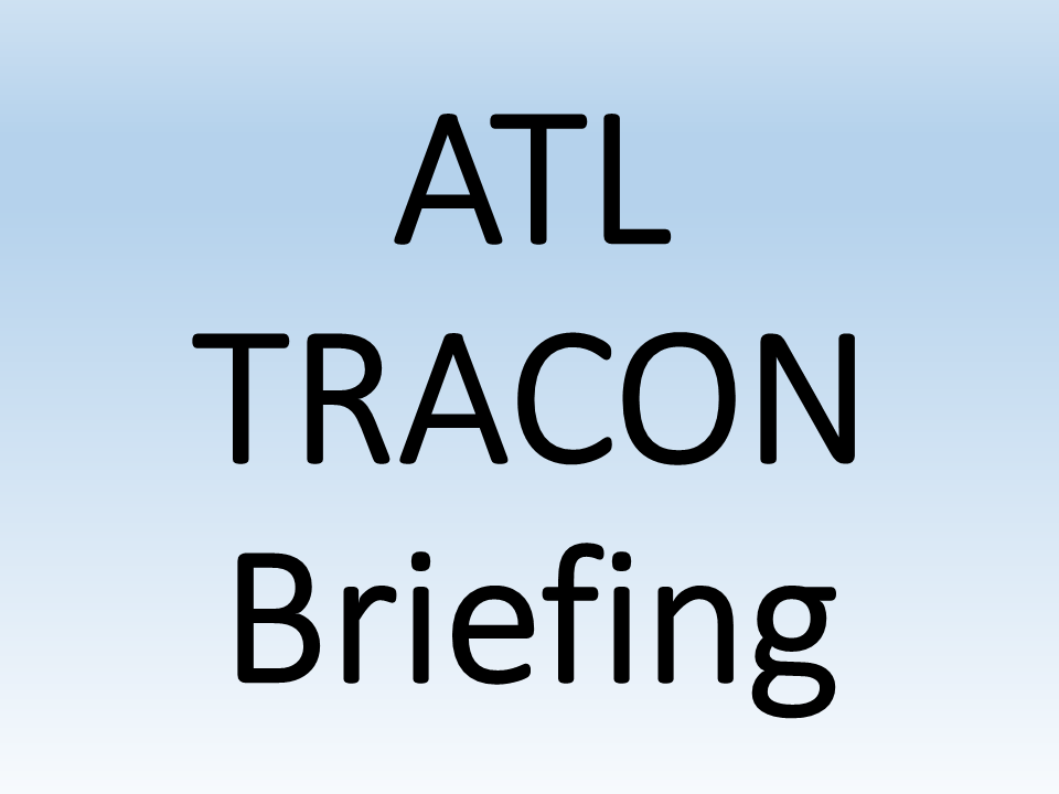 Atlanta Tracon Briefing