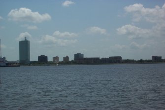 Scenes from Lake Charles - Downtown and the shore line