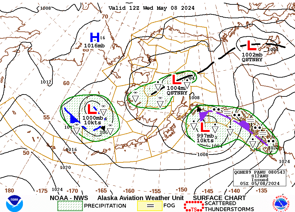 AAWU Surface Map