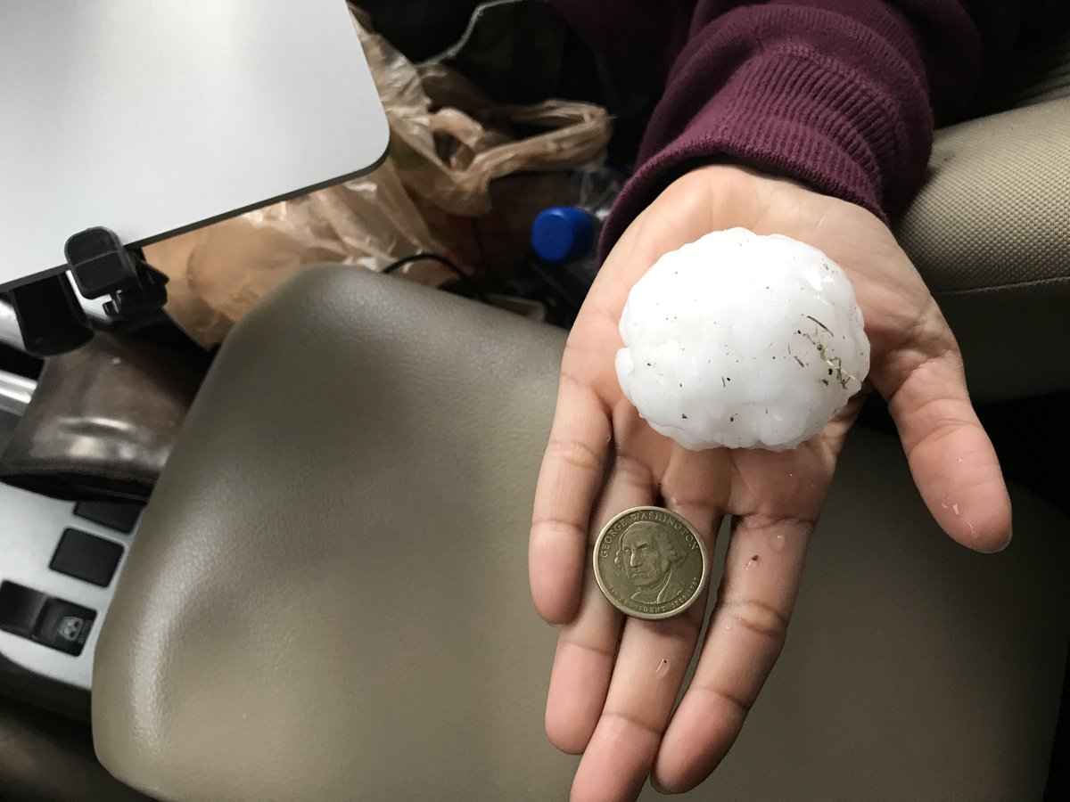 Large Hail near Ramon