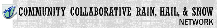 CoCoRaHS Observer Banner