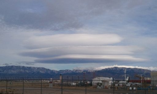 Altocumulus Standing Lenticular Clouds