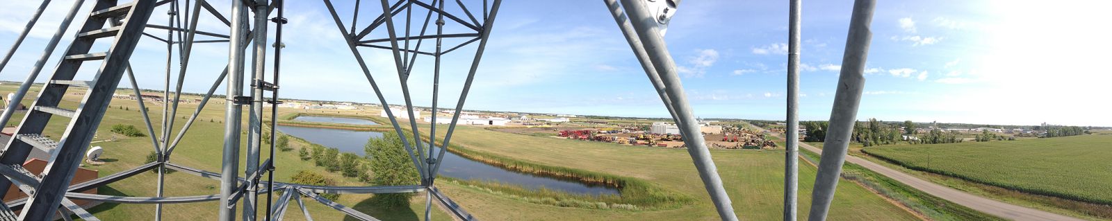 Panaromic view from the radar tower