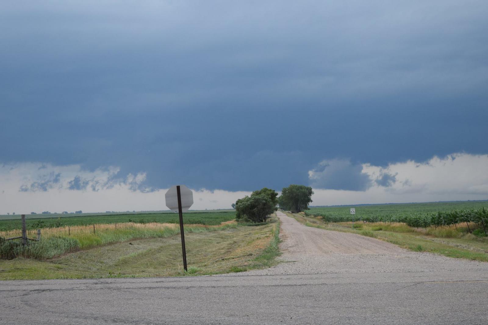 Wall cloud west of Clark - Photo by Bradley Winger