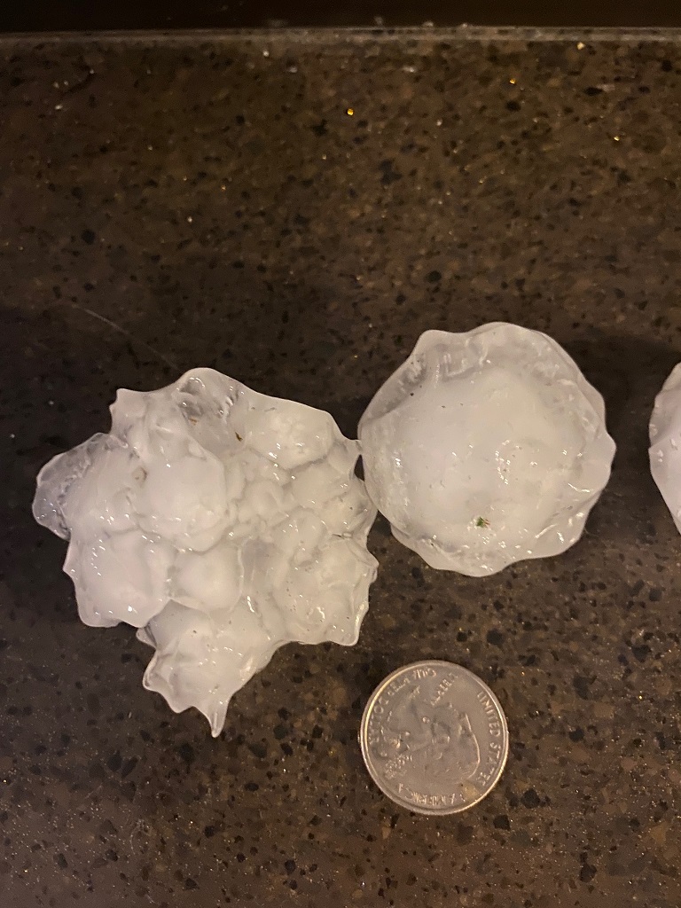Timber Lake, SD hail (Photo by Kyle Nelson)