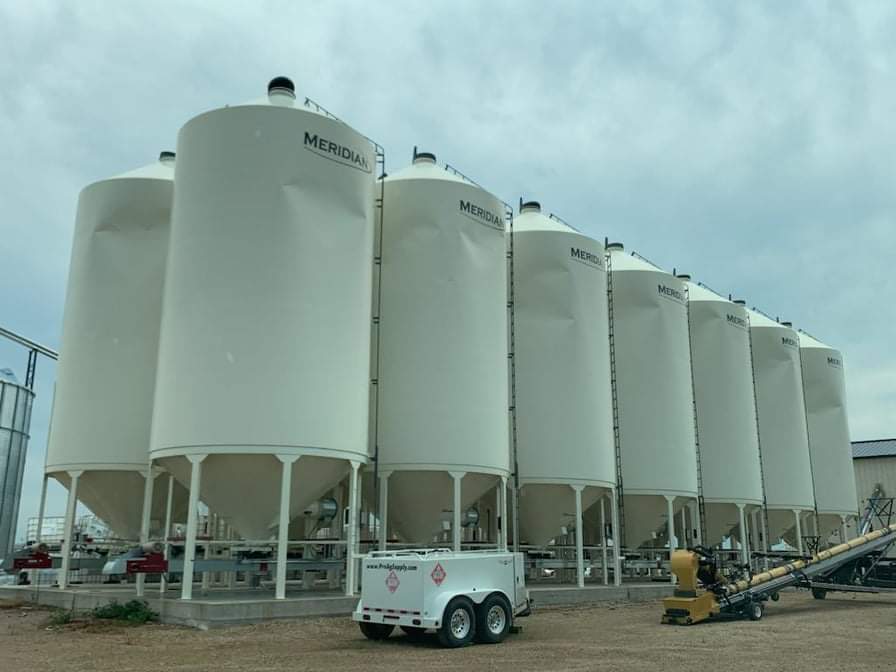 Damage to corn to the west of Warner, SD - Photo from Marc (Twitter @LanceCasual)