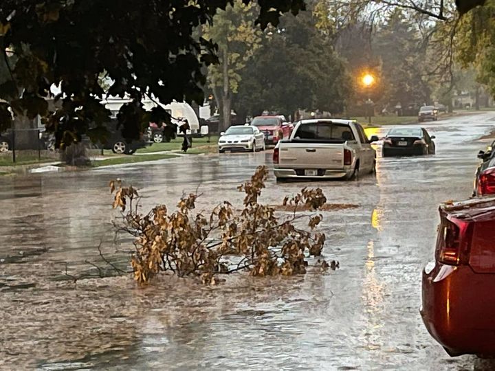 Flooding in Watertown, SD.Â  (Photo from KXLG-Watertown)