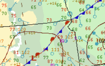 WPC Surface Analysis at 10pm CDT July 27th