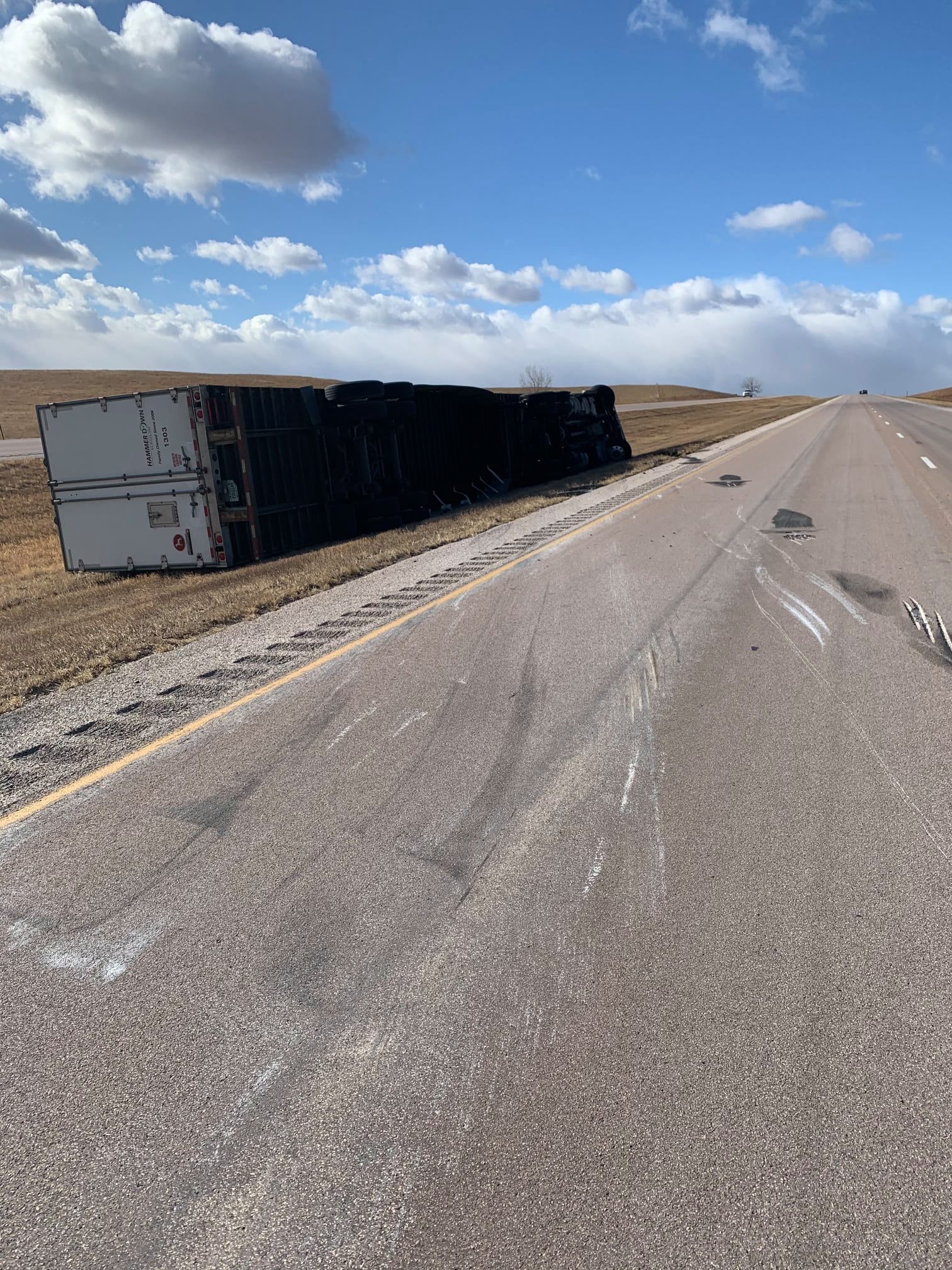 SDDOT Webcam on I-29 near Brandt, SD at 4:50 PM on 1/14/2021 (SDDOT)