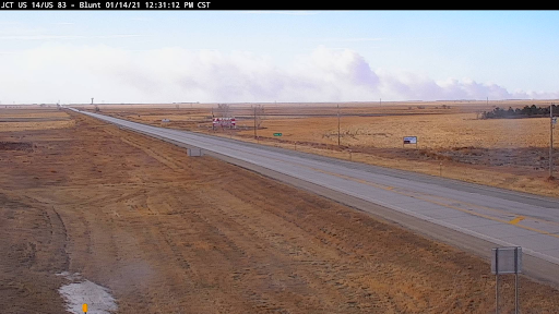 SDDOT Webcam on SD-10 near Lake City, SD at 3:51 PM on 1/14/2021 (SDDOT)