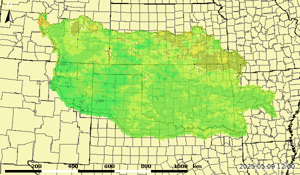 0.1 Meter Soil Moisture Percent Saturation Difference