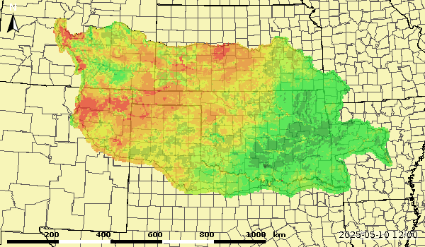 0.6 Meter Soil Moisture Percent Saturation