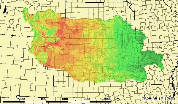 1.5m Soil Moisture Normal Percent