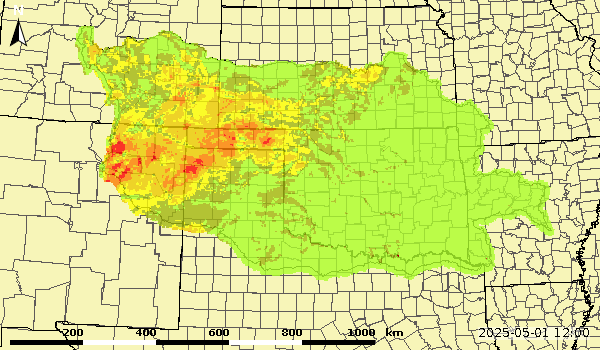 Upper Zone Soil Moisture