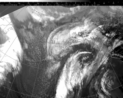 GOES West image