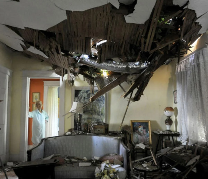 Petersburg, VA Damage (Picture: Richmond Times Dispatch)